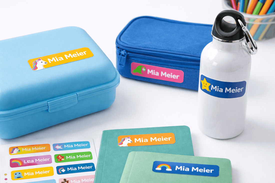 Namensaufkleber Kindergarten – praktische Aufkleber für Kinder - P4Print
