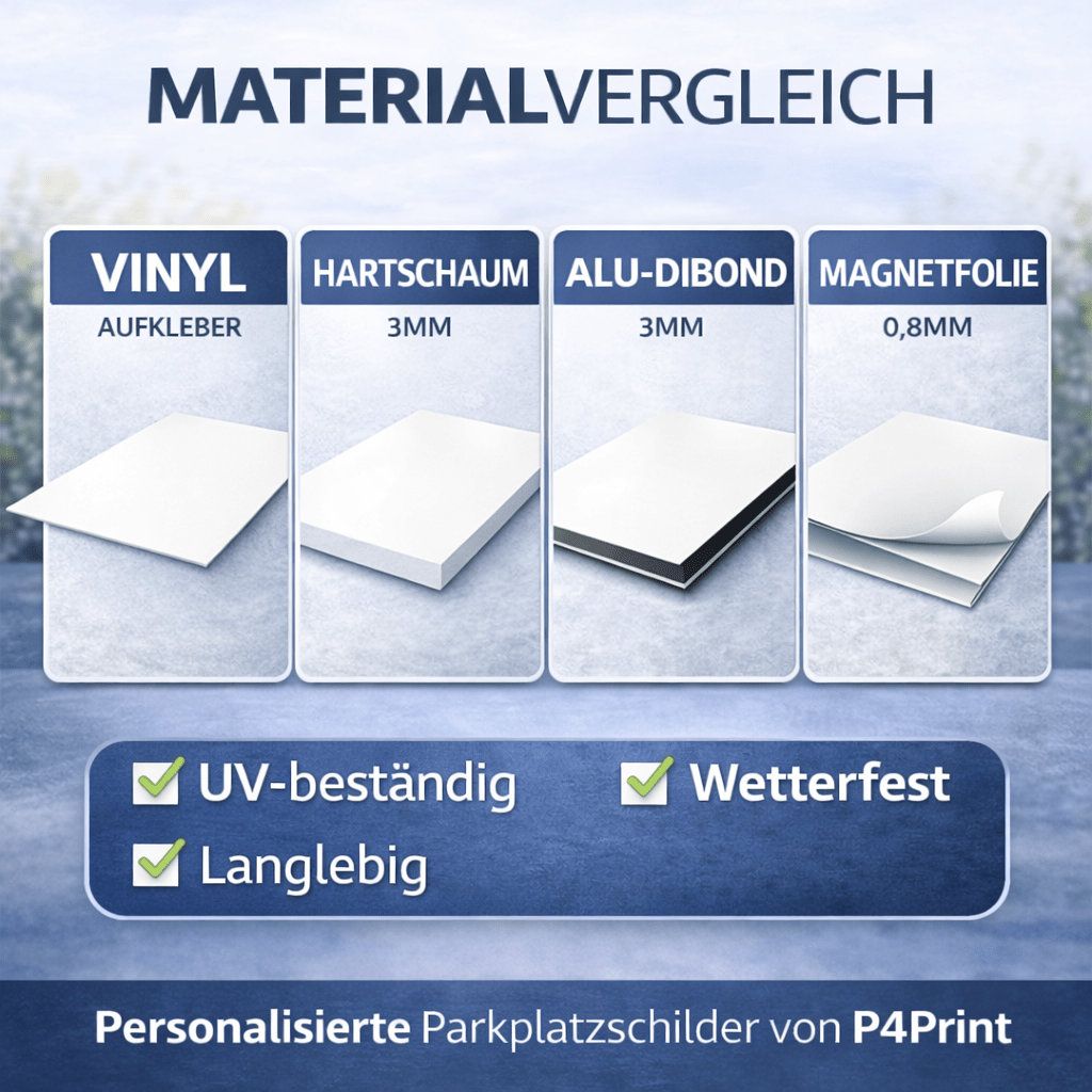 Personalisiertes Parkplatzschild – Frauen Pink – Wunschtext – verschiedene Designs & Materialien - P4Print