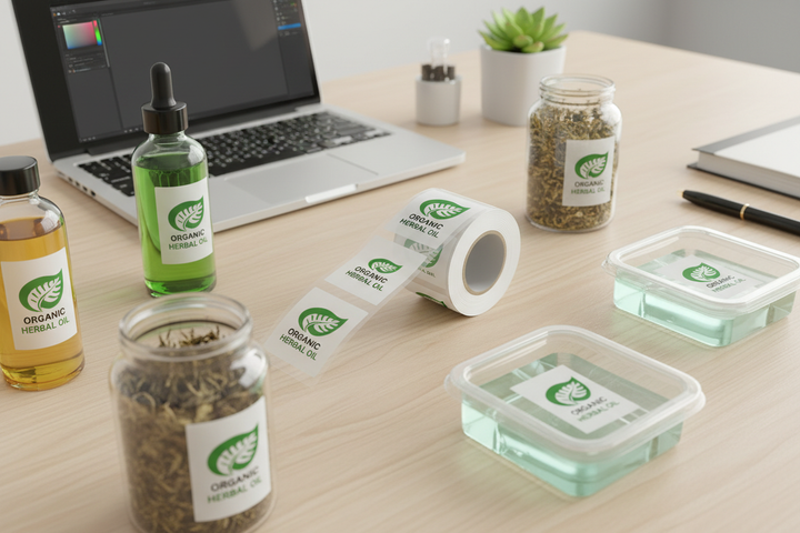 Transparente Die-Cut Etiketten - Multiple Produkte